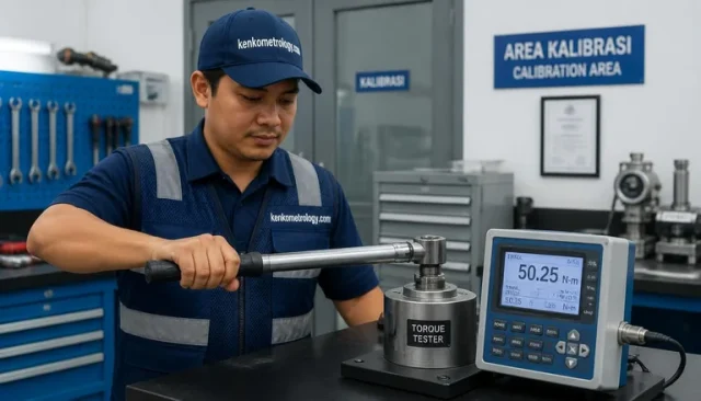 Jasa kalibrasi torsi torque wrench di laboratorium QC Bekasi