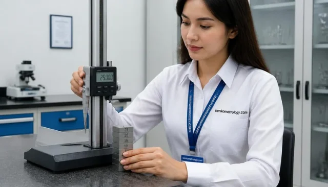Kalibrasi height gauge untuk jasa kalibrasi dimensi panjang industri Kalibrasi height gauge untuk jasa kalibrasi dimensi panjang industri